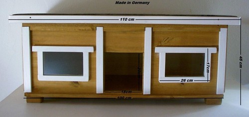 Katzenhaus mit fenster - mit,