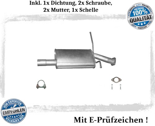 Mittelschalldämpfer für