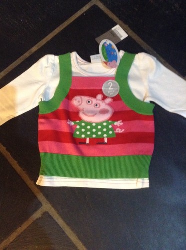 Peppa pig top - 6-9, monate