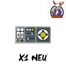 Lego® ● 1x 1x2 Fliese Tile Bedruckt ● Vehicle Control Panel ● 3069bpb0847 ● Neu