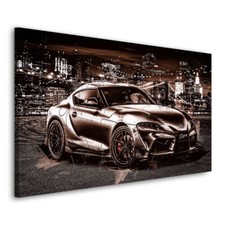 Acrylglasbild Toyota Supra Vintage Style City Wandbild Auto Bilder Büro-Bild