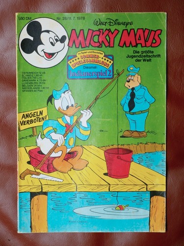 Micky maus heft - 28, 1978