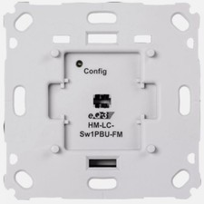 Homematic HM-LC-Sw1PBU-FM  1-fach Unterputz Funk Schaltaktor + Wippe und Rahmen