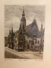 Karl ZWICKER, Rathaus Breslau