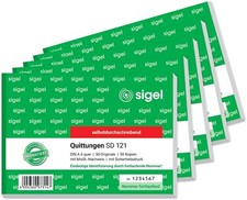 Sigel sd121 quittungsblock - sd121/5,