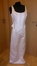 Brautkleid Standesamtkleid  2-teilig neu gr.40 creme 1-B-10