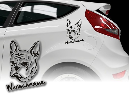 Aufkleber french bulldog - french,