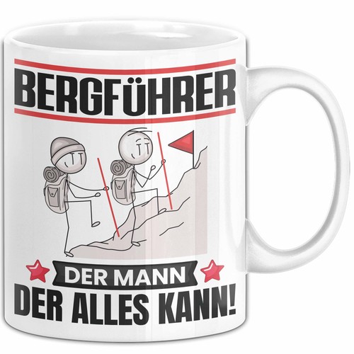 Bergführer tasse geschenk - bergführer,