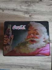 Nostalgie Coca Cola Blechdose Weihnachtsedition mit 4 Espresso Tassen  Truck