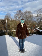 Echte Nerz Pfoten Pelzjacke