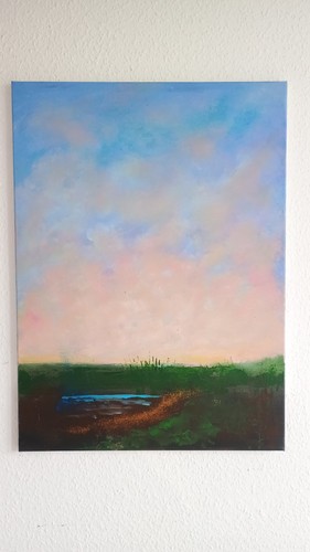 Bild landschaft abstrakte - landschaft,