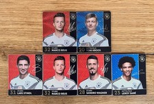 REWE DFB WM 2018 Sammelkarten - 6 Stück / Glitzer Nr. 20 & 32 - Paketpreis