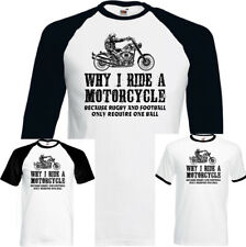 Motorrad T-Shirt Wieso I Ride