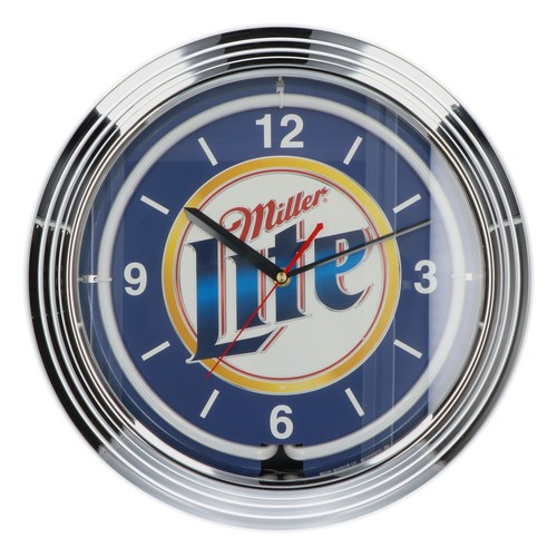 Miller bier wanduhr beleuchtet - miller,
