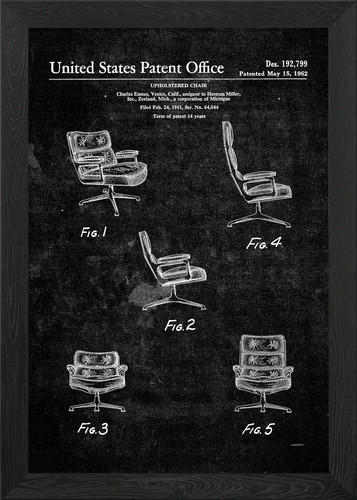 Eames uphostered chair - eames,