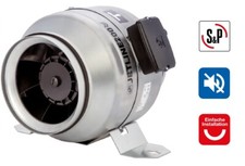 NEU Stahl LEISE Rohrventilator