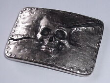 Gürtelschnalle Buckle Schnalle Schließe Verschluss altsilber 4,5 cm rostfrei 