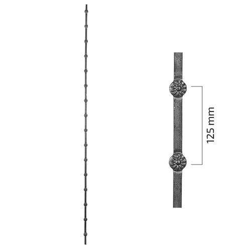 Stab 14x14mm fenstergitter - stab,