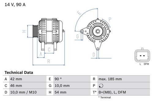 Bosch generator für citroün - bosch,