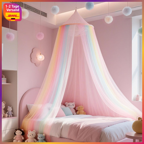 Betthimmel regenbogen - betthimmel,