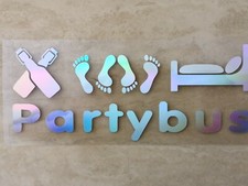 Aufkleber Partybus • Sticker