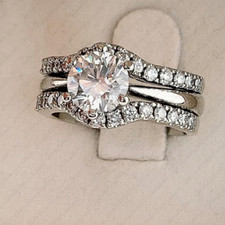 1,9TCW Rund Brillant Moissanit