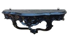 Wandkonsole Schwarz Wandablage