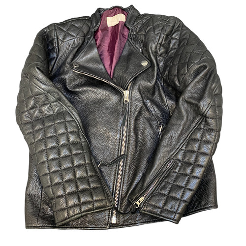 Leder motorrad jacke - h&m,