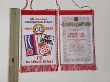 Wimpel 60 Jahre Rot Weiß