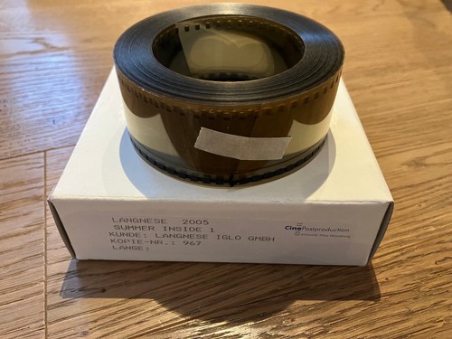 35mm kino werbung - kino, "langnese