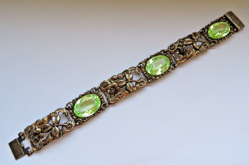 Vintage 935er silber armband - silber,