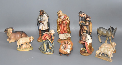 Krippenfiguren holz geschnitzt - krippenfiguren,