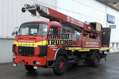 Lkw foto saurer - foto, zugmaschine