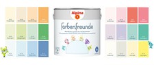 Alpina Farbenfreunde 2,5L Wandfarbe Kinderzimmer Matt Farbwahl lösungsmittelfrei