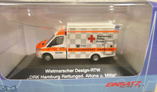 Rietze 1:87 - MB Sprinter `18 WAS Design RTW "DRK Hamburg Altona + Mitte" 76159