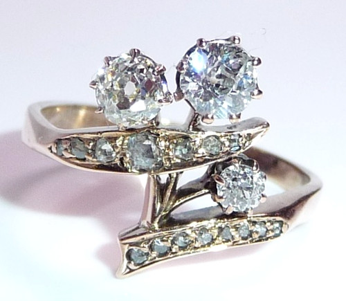 Ring antik 585 roségold - antik,