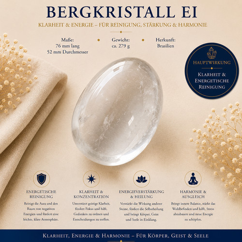 Bergkristall 279g 76mm - bergkristall,