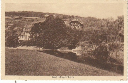 Bad mergentheim teilansicht - bad,