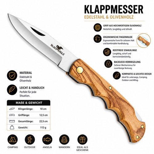 Taschenmesser black eagle - taschenmesser, "black