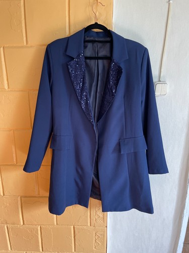 Offene lange damenjacke - lange, mit