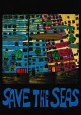 Kunstkarte Hundertwasser "SAVE