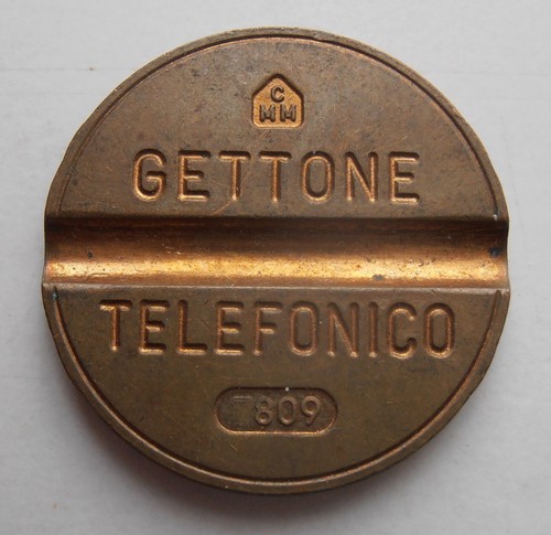 Italien telefonmarke gettone - -,
