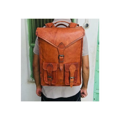 Echt leder rucksack - echt,