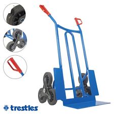 TRESTLES Profi Sackkarre Treppensteiger robuste Transportkarre 250kg S01HS blau