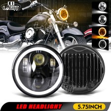 5,75 Zoll LED Scheinwerfer Motorrad DRL Für Harley-Davidson Dyna Yamaha Honda