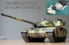 1:35 Stillbrew Zusatzpanzerung, für Tamiya Chieftain Mk5, Add on armor, resin, 1