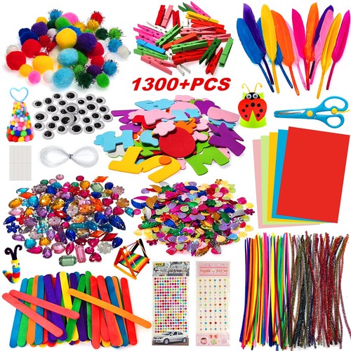 Bastelset kinder 1300 pcs diy - bastelset,