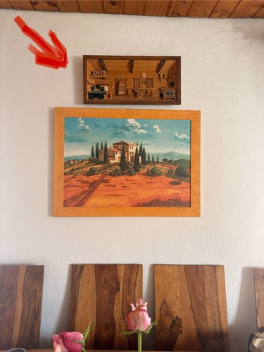 Holzbild wandbild - holzbild, 3d