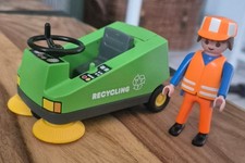 Playmobil 3790 Kehrmaschine mit Fahrer Bauhof City-Service City-Life