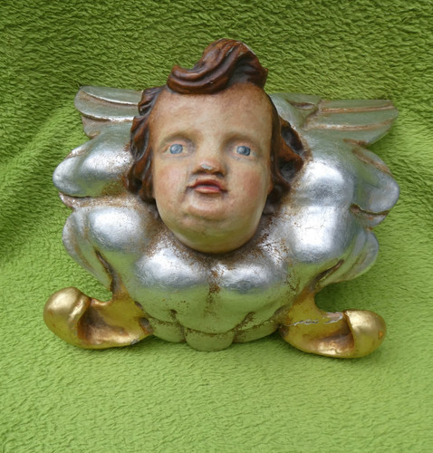 Antike holzfigur geschnitzter - antike,